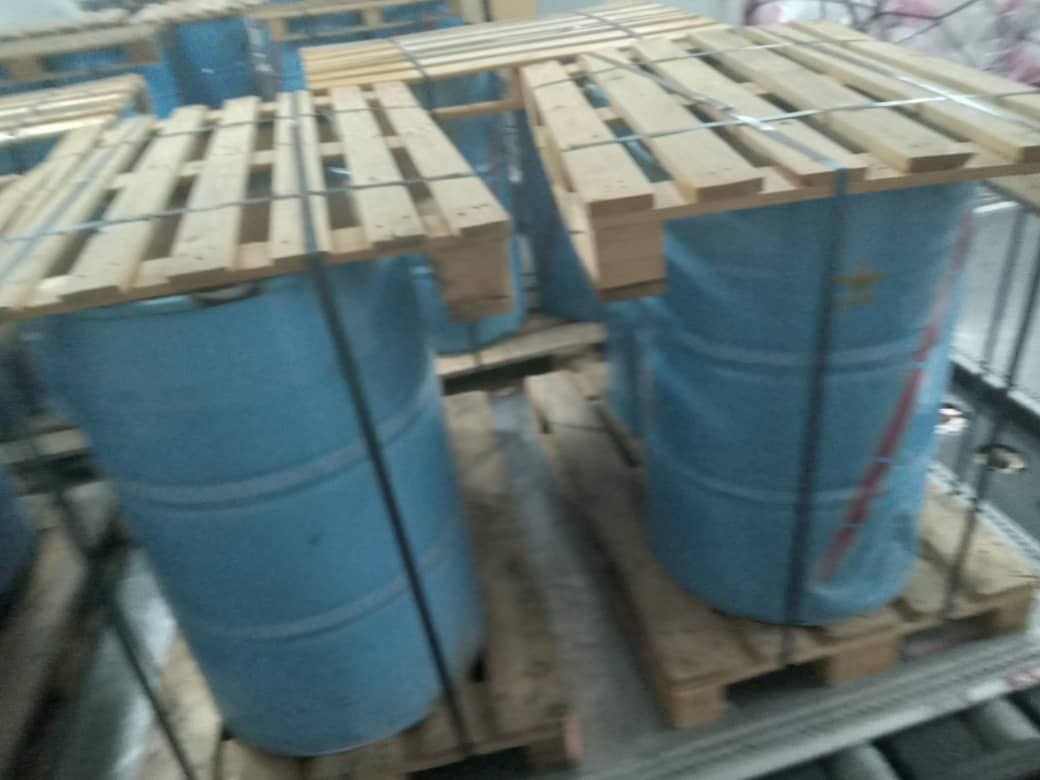 Mineral cargo prepared for export logistics